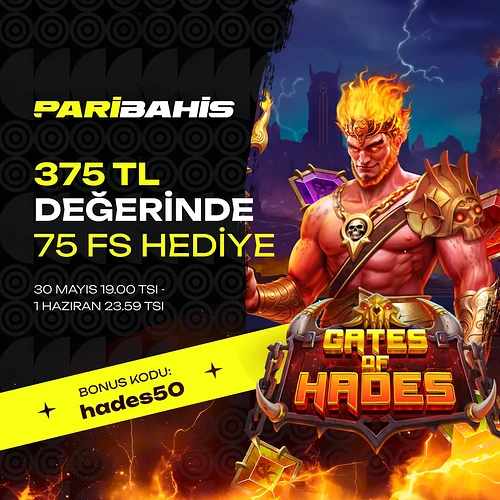 Paribahis 5 TL Değerinde 75 Freespin