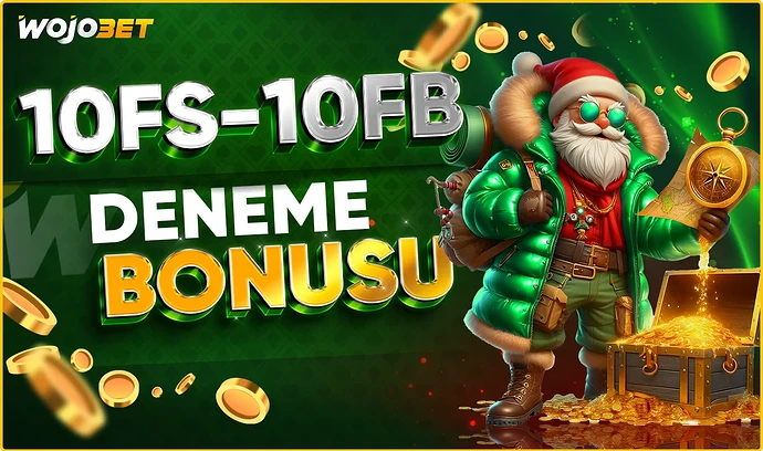 Wojobet 10 FS ve ya 10 FB Deneme Bonusu