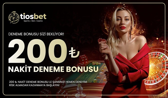 Tiosbet 200 TL Deneme Bonusu
